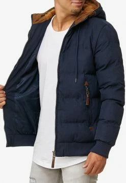 Indicode Jeans Winterjassen Winterjas Adeline Heren Navy -Indicode Jeans Verkoop 2023 22c1295550fe125f394749a7bb193d61