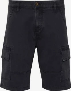 Indicode Jeans Cargo Shorts Regular Cargobroek Brom Heren Zwart