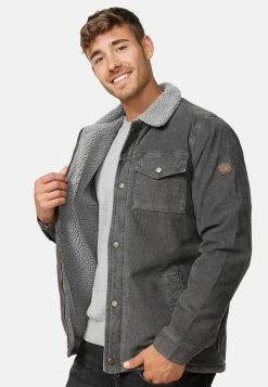 Indicode Jeans Tussenjassen Tussenjas Tonni Heren Grijs -Indicode Jeans Verkoop 2023 2390ac41c6d3c722eda21d09abc28340