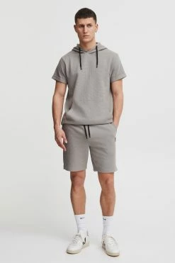 Indicode Jeans Sweat Shorts Regular Broek Nilsson Heren Stone Grey -Indicode Jeans Verkoop 2023 239a7a04a514bc36841f487951f11d97