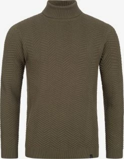 Indicode Jeans Coltruien Trui Saini Heren Donkergroen