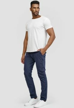 Indicode Jeans Chinos Regular Chino Spence Heren Blauw -Indicode Jeans Verkoop 2023 2424d90df0a102d3d0b9bdf8a226cde0