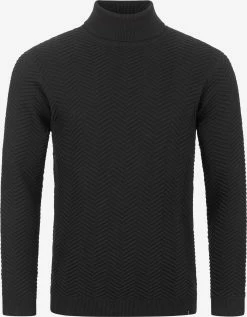 Indicode Jeans Coltruien Trui Saini Heren Zwart