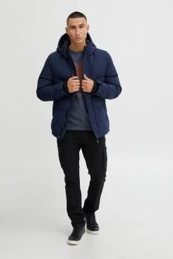 Indicode Jeans Winterjassen Winterjas Heren Navy -Indicode Jeans Verkoop 2023 262a3ee0668b4179e9aafd31aacf2aae