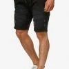 Indicode Jeans Denim Shorts Regular Jeans Ernest Heren Zwart