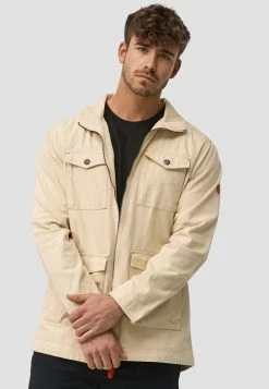 Indicode Jeans Tussenjassen Tussenjas Simeon Heren Beige -Indicode Jeans Verkoop 2023 267a3d61492ad5750403aceccab0848d