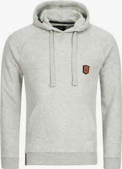 Indicode Jeans Hoodies Sweatshirt Litcham Heren Lichtgrijs
