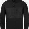 Indicode Jeans Fleece Jassen Fleece Jas Birch Heren Zwart