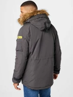 Indicode Jeans Parkas Winterparka Heren Donkergrijs -Indicode Jeans Verkoop 2023 2801e349a49dacacb776e9a712026dea