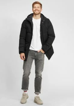 Indicode Jeans Parkas Winterparka Cavert Heren Zwart -Indicode Jeans Verkoop 2023 2934a347114cb40e98d98bf2d6615a38