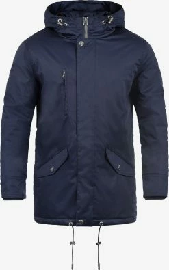 Indicode Jeans Parkas Winterparka Vancouver Heren Blauw / Navy / Donkerblauw
