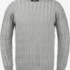 Indicode Jeans Crewneck Truien Trui Pauletta Heren Grijs / Lichtgrijs