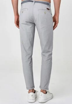 Indicode Jeans Chinos Slimfit Chino Bryne Heren Lichtgrijs -Indicode Jeans Verkoop 2023 2ad635da3618da836524488db93a6c08