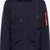 Indicode Jeans Parkas Winterparka Leake Heren Zwart