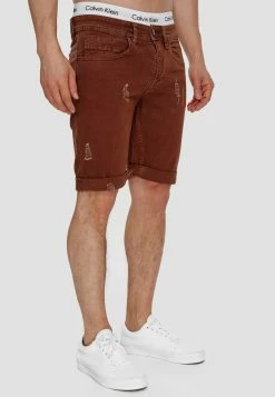 Indicode Jeans Denim Shorts Regular Jeans Page Heren Donkerrood -Indicode Jeans Verkoop 2023 2c57519f3713a639bc1d5fface40d8a1