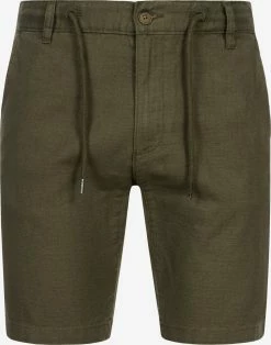 Indicode Jeans Shorts Regular Broek Caro Heren Kaki