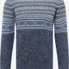 Indicode Jeans Crewneck Truien Trui Ricard Heren Navy / Smoky Blue