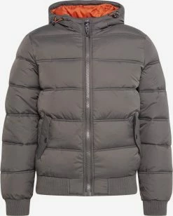 Indicode Jeans Winterjassen Regular Fit Winterjas Adrian Heren Antraciet