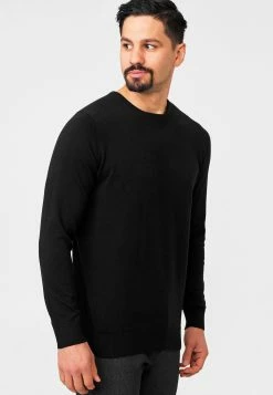Indicode Jeans Crewneck Truien Trui Benjamin Heren Zwart -Indicode Jeans Verkoop 2023 30d72a9b374caa1f42868153c4e6e1c8