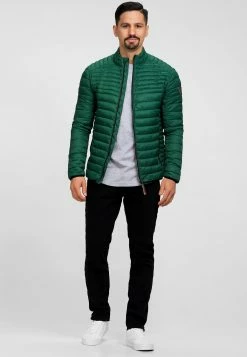 Indicode Jeans Tussenjassen Tussenjas Islington Heren Groen / Grasgroen -Indicode Jeans Verkoop 2023 31aed4caea1fe9804cc7a343d67df96c