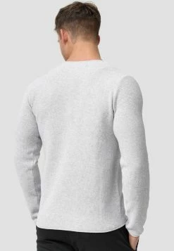 Indicode Jeans Crewneck Truien Trui Loakim Heren Wit Gemêleerd -Indicode Jeans Verkoop 2023 3241be9762b291444b24b21782779ff0
