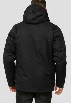 Indicode Jeans Winterjassen Winterjas Elmhurts Heren Zwart -Indicode Jeans Verkoop 2023 328c7e1cae93de948137ff446402e8eb