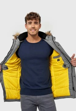 Indicode Jeans Parkas Winterparka Carpelan Heren Grijs -Indicode Jeans Verkoop 2023 38a6da2525c8e274118d41a8dbd1bc10