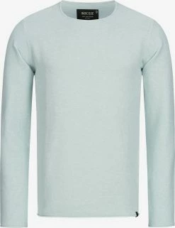 Indicode Jeans Crewneck Truien Trui Loakim Heren Mintgroen