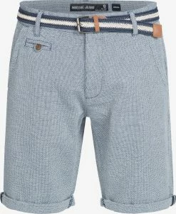 Indicode Jeans Chino Shorts Regular Chino Cuba Heren Lichtblauw