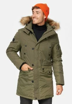 Indicode Jeans Parkas Winterparka Jarl Heren Kaki -Indicode Jeans Verkoop 2023 397e761c5087f5df5350576623b7754e