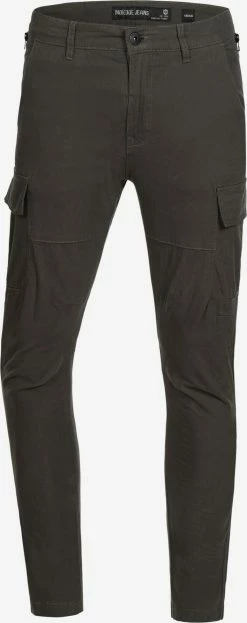 Indicode Jeans Cargobroeken Slimfit Cargobroek Mathews Heren Donkergrijs