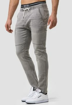 Indicode Jeans Pantalons Slimfit Broek Fabrizio Heren Grijs -Indicode Jeans Verkoop 2023 3afed9975fab46521bd2cbc6d3847d94