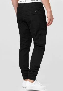 Indicode Jeans Cargobroeken Regular Cargobroek Leonard Heren Zwart -Indicode Jeans Verkoop 2023 3b12aed4208550153066b058385a1927