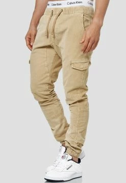 Indicode Jeans Cargobroeken Regular Cargobroek Walker Heren Beige -Indicode Jeans Verkoop 2023 3c5a90e0adeb60d05fa40d41b210be02