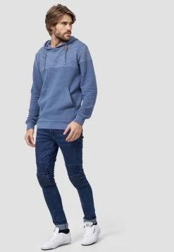 Indicode Jeans Hoodies Trui Heren Duifblauw / Blauw Gemêleerd -Indicode Jeans Verkoop 2023 3ce48949d4fa979bc05ccf7a76e5087d
