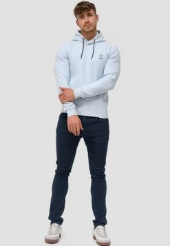 Indicode Jeans Hoodies Sweatshirt Longview Heren Lichtblauw -Indicode Jeans Verkoop 2023 3d3c33908ca36669197f6200fa68d330