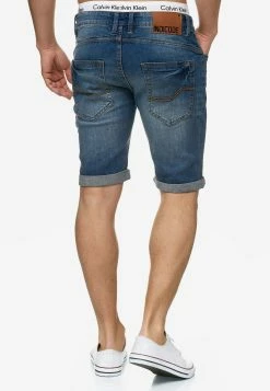 Indicode Jeans Denim Shorts Regular Jeans Caden Heren Donkerblauw -Indicode Jeans Verkoop 2023 3d4ad550c09d7cae4bb2d6534cc64388