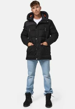 Indicode Jeans Winterjassen Winterjas Krem Heren Zwart -Indicode Jeans Verkoop 2023 3d6673701b6c0b6c01a8e16844c1a1a4