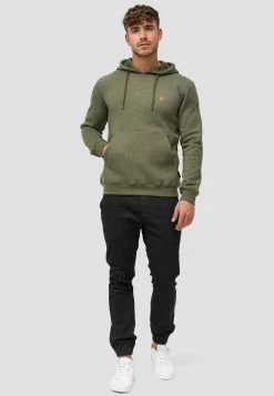Indicode Jeans Hoodies Sweatshirt Gilmore Heren Groen Gemêleerd -Indicode Jeans Verkoop 2023 3eb68be1da7190cced624ff1203bad47