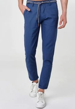 Indicode Jeans Chinos Slimfit Chino Bryne Heren Kobaltblauw -Indicode Jeans Verkoop 2023 3f615ff253f4656cba06bf9da687c3cc