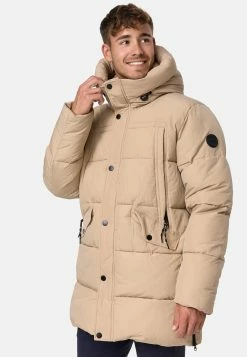 Indicode Jeans Parkas Winterparka Kasper Heren Beige -Indicode Jeans Verkoop 2023 410399bfb47cbaa89b8a86ff2a842675