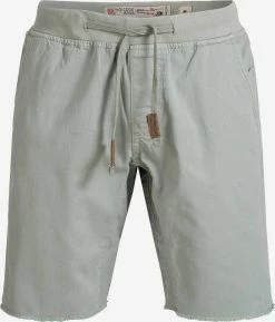 Indicode Jeans Chino Shorts Loosefit Chino Carver Heren Lichtgrijs