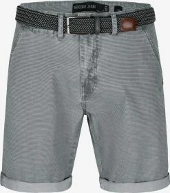 Indicode Jeans Chino Shorts Regular Chino Caedmon Heren Lichtgrijs / Donkergrijs