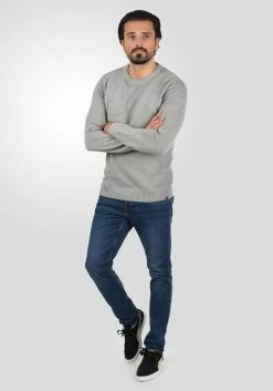 Indicode Jeans Crewneck Truien Trui Ricardo Heren Grijs -Indicode Jeans Verkoop 2023 45841e0cab797b5ad352bbc8d7e52546