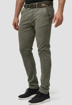 Indicode Jeans Chinos Regular Chino Heren Kaki -Indicode Jeans Verkoop 2023 462e27e1820f3eb998d529bb27a06a0f