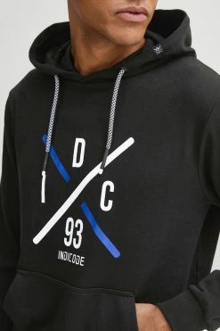 Indicode Jeans Hoodies Sweatshirt Leon Heren Zwart -Indicode Jeans Verkoop 2023 46935ce7b49b0e11ebef62dfb6246d5a