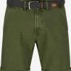 Indicode Jeans Chino Shorts Regular Chino Caedmon Heren Groen