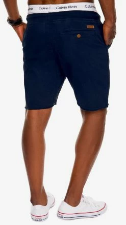Indicode Jeans Chino Shorts Loosefit Chino Carver Heren Donkerblauw -Indicode Jeans Verkoop 2023 487d9640c3866f89157da41a65a514c5