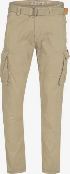 Indicode Jeans Cargobroeken Regular Cargobroek William Heren Ecru