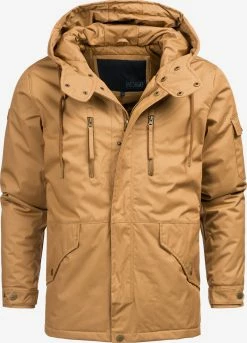 Indicode Jeans Winterjassen Winterjas Elmhurts Heren Sand